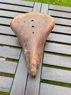 FIETSZATEL IN LEDER - MOOI OP EEN ANTIEKE FIETS, Fietsen en Brommers, Ophalen, Gebruikt