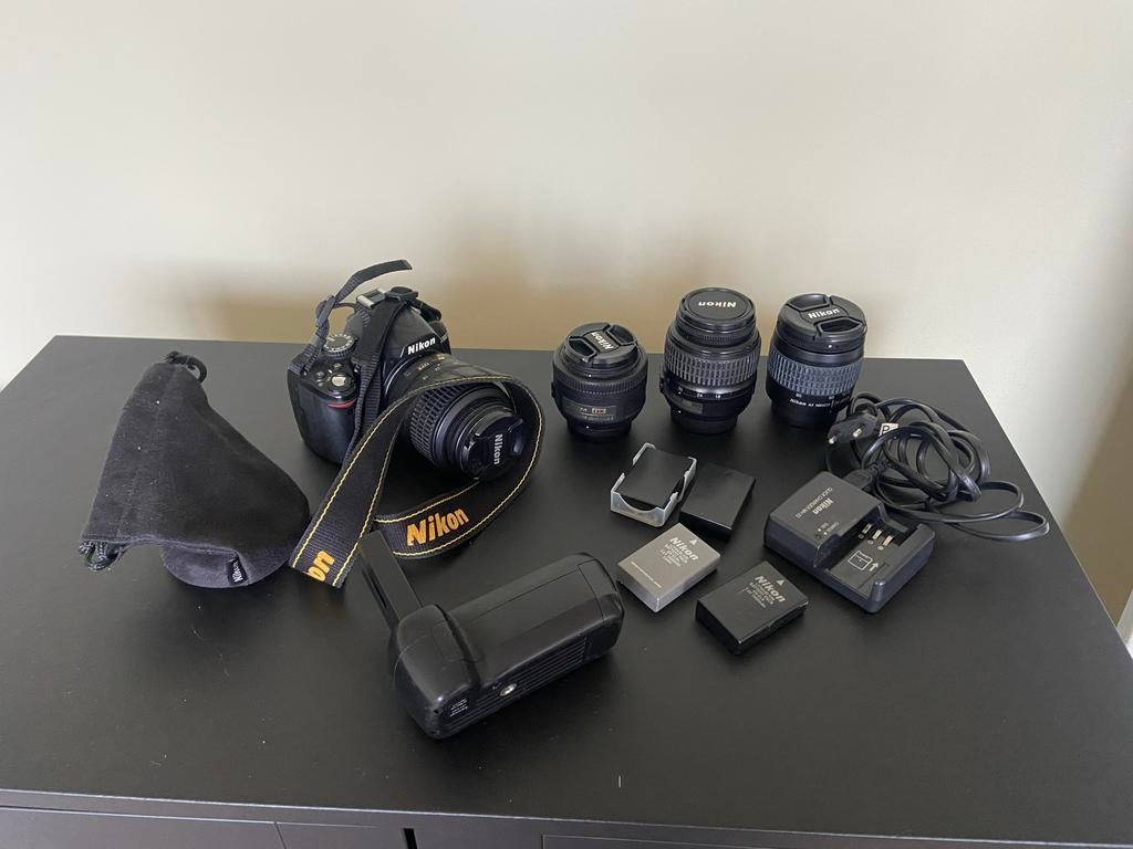 Nikon D3000, Ophalen of Verzenden, Gebruikt, Nikon, Geen optische zoom