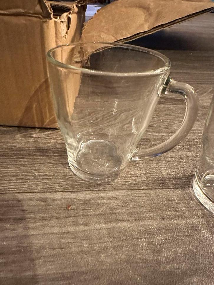 Theeglazen of latte glazen. Horeca partij opkoop, Verzamelen, Glas en Borrelglaasjes, Zo goed als nieuw, Overige typen, Ophalen of Verzenden