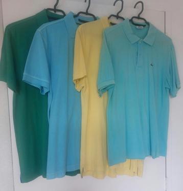 4 herenpolo's, waarvan 3 nieuwe, maat M beschikbaar voor biedingen