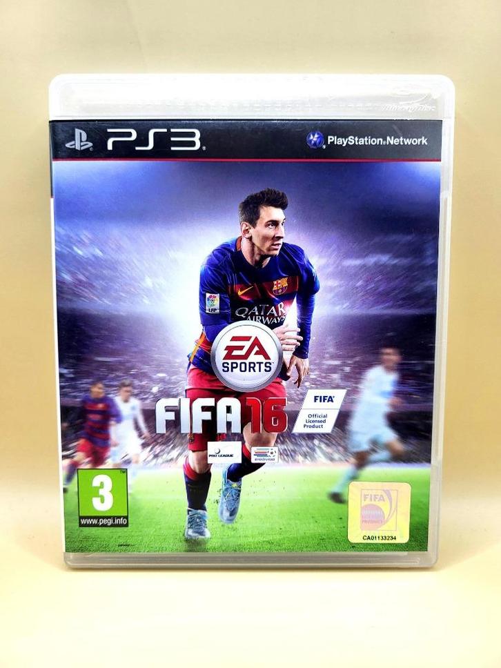 Fifa 16 - PS3, Spelcomputers en Games, Games | Sony PlayStation 3, Zo goed als nieuw, Sport, 3 spelers of meer, Vanaf 3 jaar, Eén computer