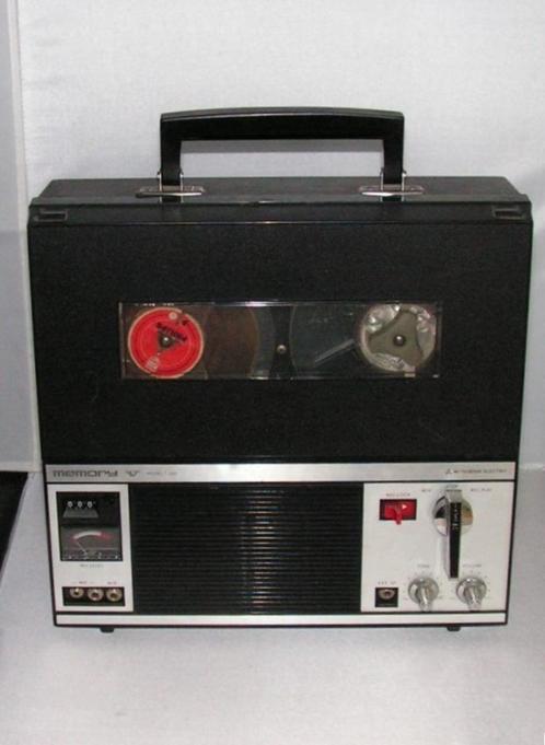 Mitsubishi Bandrecorder T-260G, Audio, Tv en Foto, Bandrecorders, Bandrecorder, Met stofkap, Ophalen of Verzenden