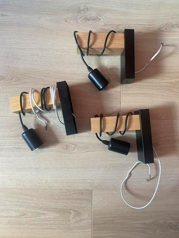 Wandlampen (3 stuks) beschikbaar voor biedingen