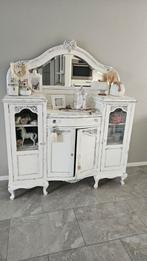 Prachtige antieke buffetkast met spiegel, Huis en Inrichting, Kasten | Buffetkasten, Ophalen, Gebruikt, 100 tot 150 cm, 150 tot 200 cm