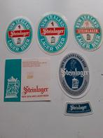 5 x Steinlager etiketten jrn 60, Verzamelen, Biermerken, Ophalen of Verzenden, Zo goed als nieuw, Overige typen, Overige merken