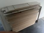Laminaat wit den met grijs, Doe-het-zelf en Verbouw, Vloerdelen en Plavuizen, Ophalen, Gebruikt, 50 tot 150 cm, 10 m² of meer