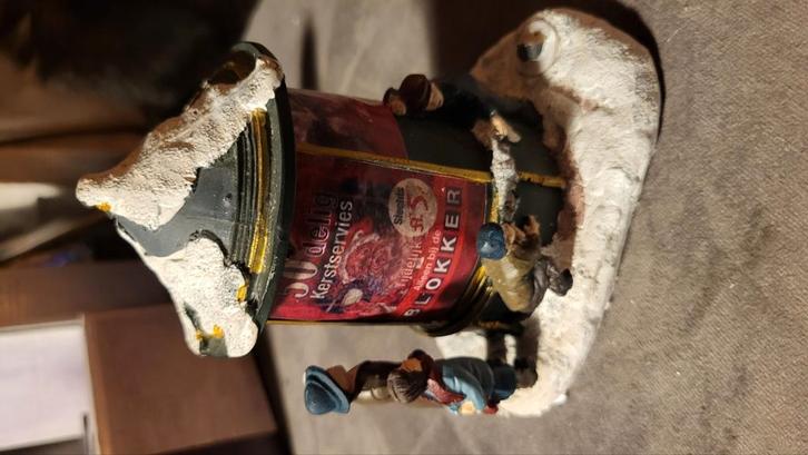 Kerstdorp reclamezuil blokker, Diversen, Kerst, Ophalen of Verzenden