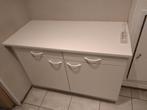 Keukenkast 120 / 131 met blad., Huis en Inrichting, Keuken | Keukenelementen, Ophalen, Gebruikt, 100 tot 150 cm, Wit
