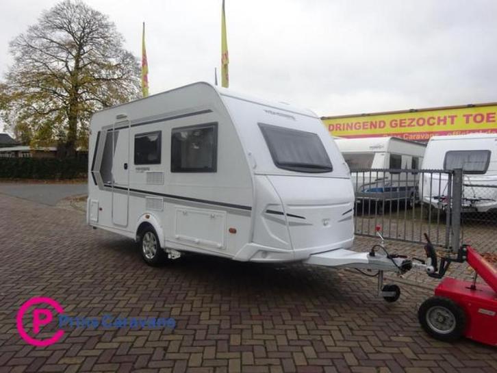 Weinsberg Caraone 390 Met Vast Bed+Treinzit+Mover, Caravans en Kamperen, Caravans, Bedrijf, tot en met 4, 750 - 1000 kg, Overige merken