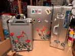 2 Rimowa aluminium lichtgewicht koffer en handbagage koffer, Gebruikt, 70 cm of meer, 55 cm of meer, Metaal