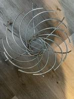 Metalen fruitmand, Ophalen of Verzenden, Gebruikt, Rond, Overige materialen