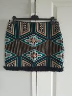 Prachtige rok met kraaltjes geborduurd H&M, Maat 38/40 (M), H&M, Zwart, Ophalen of Verzenden