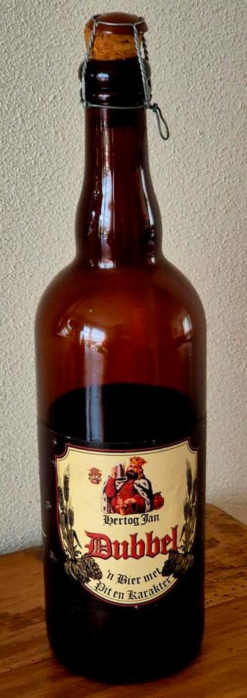 Oude fles 0,75 Ltr Hertog Jan DUBBEL bier 1989 beschikbaar voor biedingen