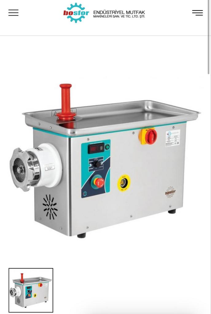 BOSFOR GEKOELDE GEHAKTMOLEN 4HP NIEUW IN KIST !, Ophalen of Verzenden, Nieuw in verpakking, Koelen en Vriezen