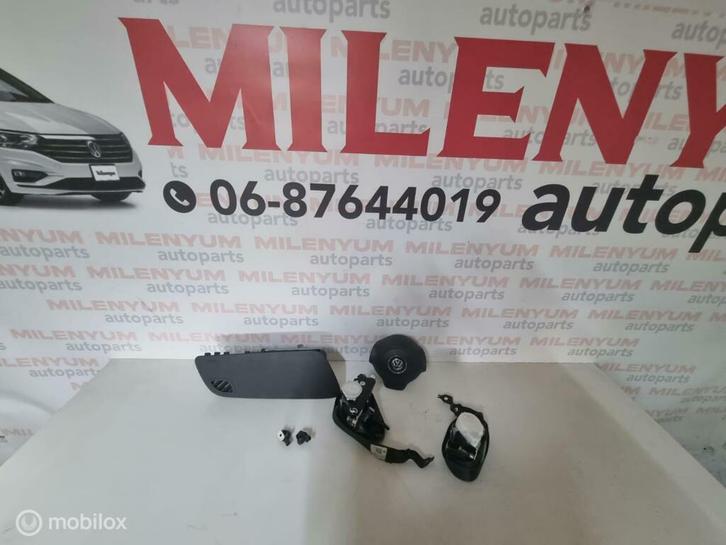 airbag set origineel Volkswagen Polo 6R ('09-'14), Auto-onderdelen, Besturing, Gebruikt, Ophalen of Verzenden