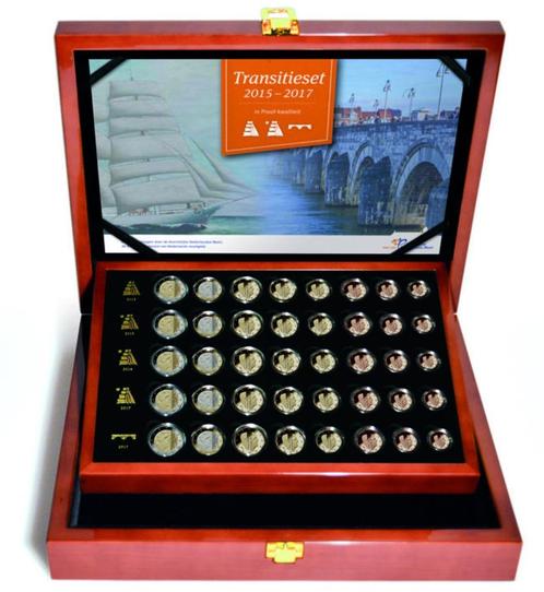MUNTEN Nederland. Transitieset 2015/2017 Proof-kwaliteit:, Postzegels en Munten, Munten | Nederland, Setje, Euro's, Koningin Beatrix