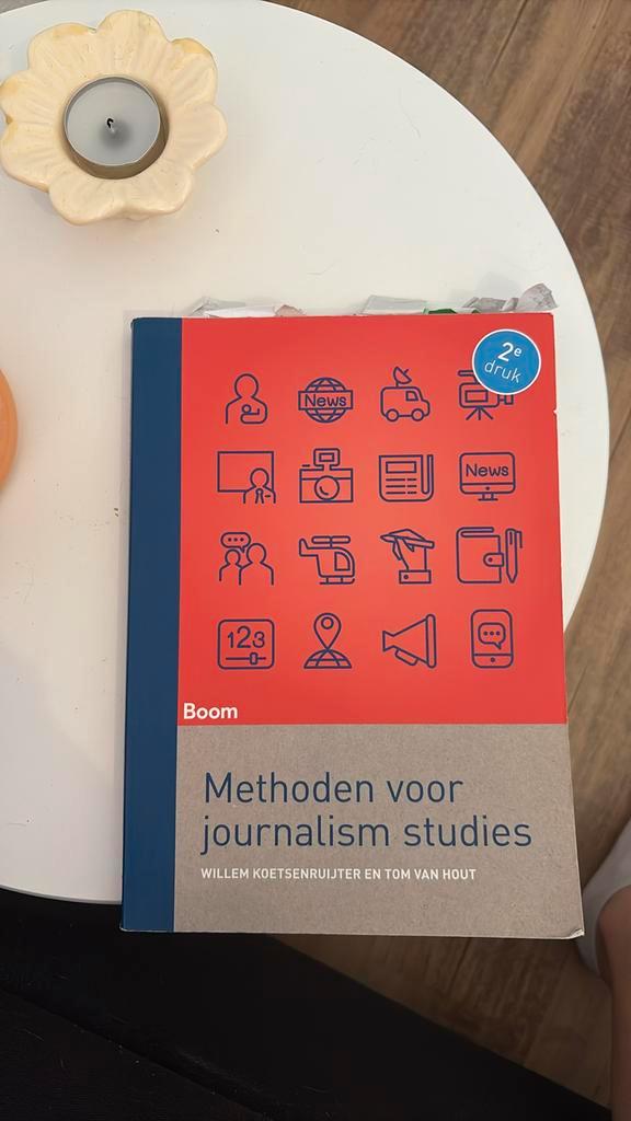 Willem Koetsenruijter - Methoden voor Journalism Studies, Boeken, Wetenschap, Zo goed als nieuw, Ophalen of Verzenden