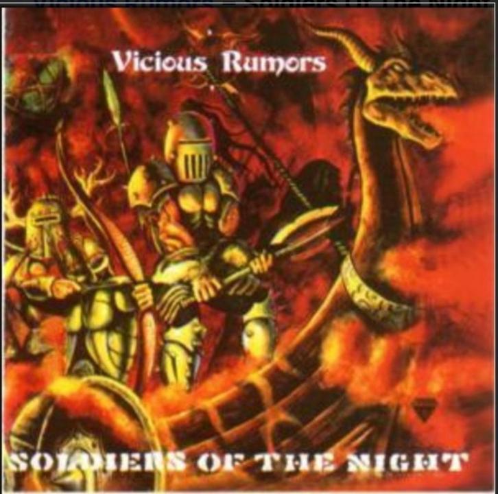 Vicious Rumors Soldiers Of The Night 1985 Vinyl, Cd's en Dvd's, Vinyl | Hardrock en Metal, Zo goed als nieuw, Ophalen of Verzenden