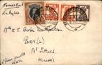 India - Sittard - Frankering - 1946, Postzegels en Munten, Brieven en Enveloppen | Buitenland, Envelop, Ophalen of Verzenden