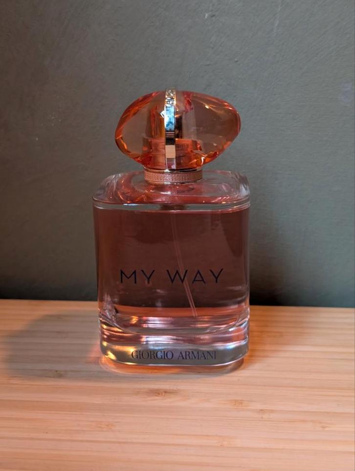 Giorgio Armani My Way Ylang edp sample, Sieraden, Tassen en Uiterlijk, Uiterlijk | Parfum, Zo goed als nieuw, Ophalen of Verzenden