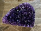 Amethist Cluster (6) diep paars van kleur, top stuk, Ophalen of Verzenden, Mineraal