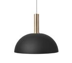 Nieuw in doos Ferm Living Dome zwart brass twv € 295,00, Ophalen of Verzenden, Nieuw, Minder dan 50 cm