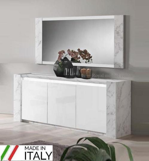 Dressoir Victoria hoogglans wit marmer 195 cm Aanbieding!!!, Kinderen en Baby's, Kinderkamer | Commodes en Kasten, Nieuw, 105 cm of meer
