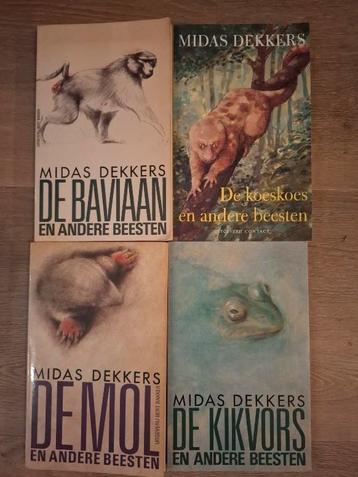 Midas Dekkers 4 ex. KIKVORS, MOL, BAVIAAN, KOESKOES beschikbaar voor biedingen