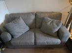 Grijze Tweezitsbank met Kussens B:160 D:90, Ophalen, 150 tot 200 cm, Tweepersoons, 75 tot 100 cm