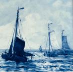 Antieke tegel 1894 PORCELEYNE FLES Delft naar H.W. Mesdag, Ophalen of Verzenden