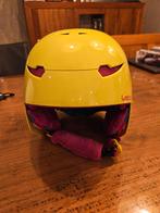 kinder skihelm knal geel mt 53 - 56, Overige merken, Overige typen, Ophalen of Verzenden, Zo goed als nieuw