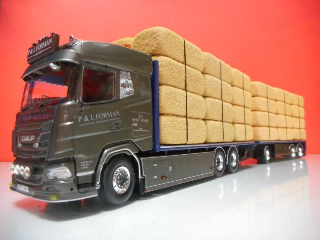 TEKNO DAF XF P&L FORMAN, GROOT-BRITTANNIË 89057, Hobby en Vrije tijd, Modelauto's | 1:50, Ophalen of Verzenden, Nieuw, Bus of Vrachtwagen