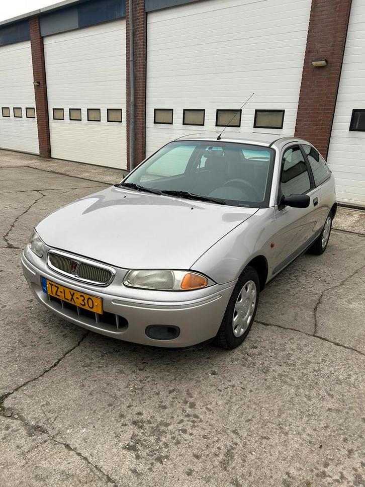 Rover 200-Serie 1.4 I 214 1998 Grijs, Auto's, Rover, Bedrijf, 200-Serie, Airbags, Boordcomputer, Centrale vergrendeling, Metallic lak