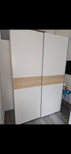 Klerenkast wit, Huis en Inrichting, Kasten | Kledingkasten, 100 tot 150 cm, Ophalen of Verzenden, Zo goed als nieuw, 150 tot 200 cm
