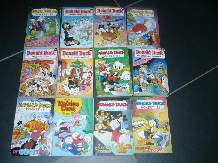 14 donald duck pockets en 1 katrien pocket en meer, Boeken, Stripboeken, Gelezen, Meerdere stripboeken, Ophalen of Verzenden