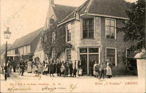 Ameide Hotel ´t Fortuin W.N. van Nooten No. 367 st1903 TOPK, Verzamelen, Ansichtkaarten | Nederland, Gelopen, Utrecht, Voor 1920