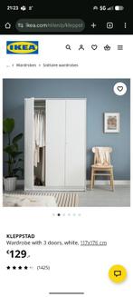 Wardrobe Kledingkast, Huis en Inrichting, Kasten | Kledingkasten, Ophalen, Overige materialen, Gebruikt, 100 tot 150 cm