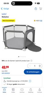 Grondbox Baby - Snel Opzetten!, Kinderen en Baby's, Ophalen, Zo goed als nieuw, Overige vormen