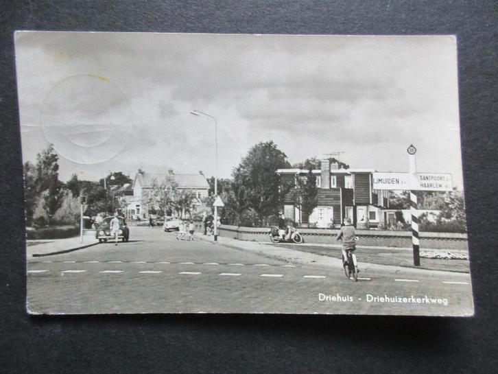 D22 Driehuis - Driehuizerkerkweg, Verzamelen, Ansichtkaarten | Nederland, Gelopen, Noord-Holland, 1920 tot 1940, Ophalen of Verzenden