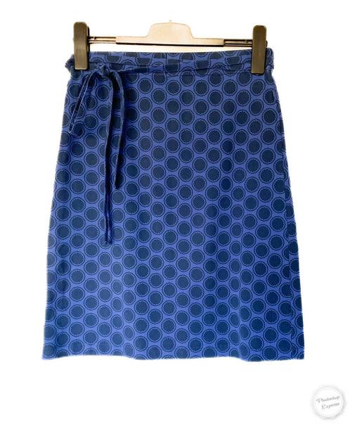 Mooie rok van Le Pep M, Kleding | Dames, Rokken, Zo goed als nieuw, Maat 38/40 (M), Blauw, Knielengte, Ophalen of Verzenden