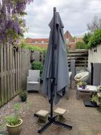 VONROC zweefparasol 300 x 300 grijs, Tuin en Terras, Parasols, Ophalen, Zo goed als nieuw, 3 tot 4 meter, Zweefparasol