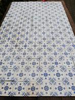 147 antieke wandtegels blauw-wit, 12.2x12.2cm, 2,2 m2, Antiek en Kunst, Ophalen