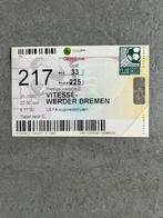 Vitesse - Werder Bremen 31-10-02 ticket, Verzamelen, Sportartikelen en Voetbal, Ophalen of Verzenden, Gebruikt, Vitesse, Overige typen