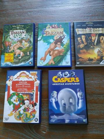 7 Disney dvd's . beschikbaar voor biedingen