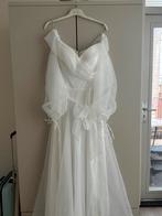 Off Shoulder Trouwjurk Maat 36/38, Ophalen, Overige materialen, Gebruikt, Wit