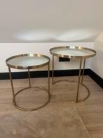 Zara Home Bijzettafels - Goud met Spiegelblad, Huis en Inrichting, Tafels | Bijzettafels, Ophalen, Minder dan 45 cm, Minder dan 55 cm