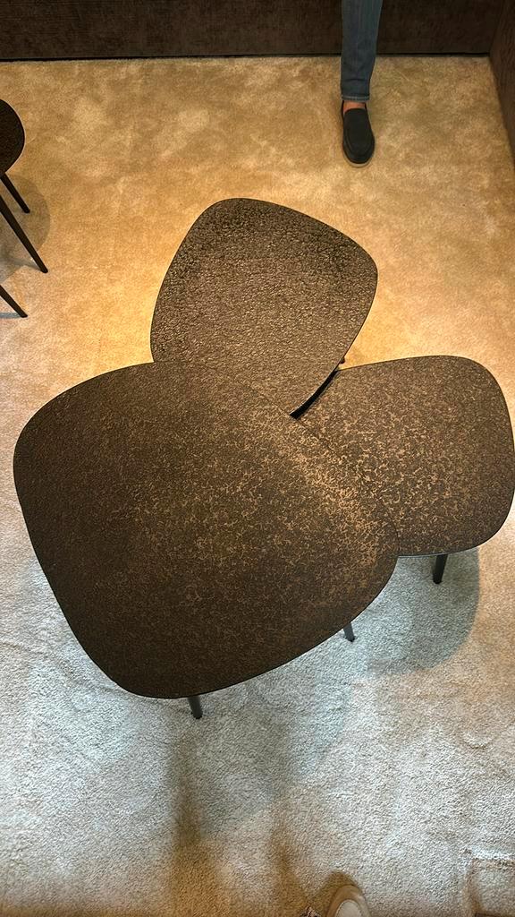 Salontafel Ontario set/3 vierhoekig metallic, Huis en Inrichting, Tafels | Salontafels, Nieuw, Minder dan 50 cm, 50 tot 100 cm