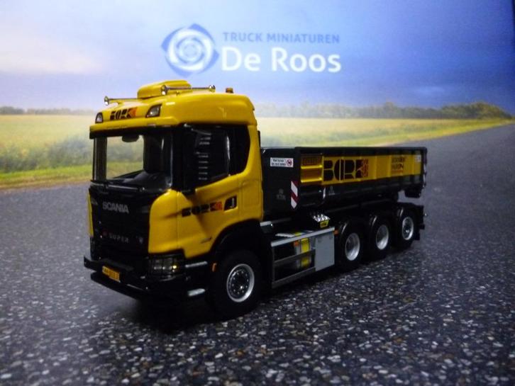 WSI Scania G Bork Groep, Hobby en Vrije tijd, Modelauto's | 1:50, Nieuw, Bus of Vrachtwagen, Wsi, Verzenden
