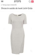 Steps Jurkje Lichtgrijs Suèdelook, Kleding | Dames, Jurken, Ophalen of Verzenden, Steps, Maat 36 (S), Grijs