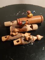 4 houten Koekoek fluitjes., Antiek en Kunst, Antiek | Speelgoed, Ophalen of Verzenden